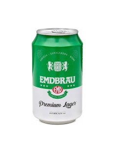 CERVEZA EMDBRAU LATA 4,5% 330ML