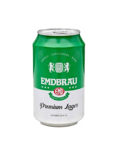 CERVEZA EMDBRAU LATA 4,5% 330ML
