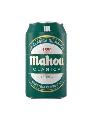 CERVEZA MAHOU CLASICA LATA 4.8%  330ML