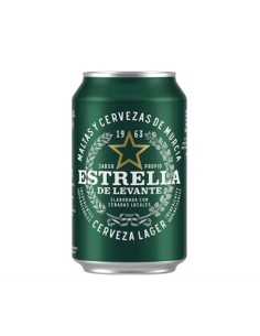 CERVEZA ESTRELLA LEVANTE LATA 4.8% 330ML