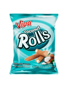 BARQUILLOS ROLLS COCOS, VIVA 100G