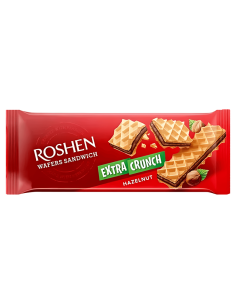 BARQUILLOS SANDWICH CRUNCH AVELLANA, ROSHEN 142G
