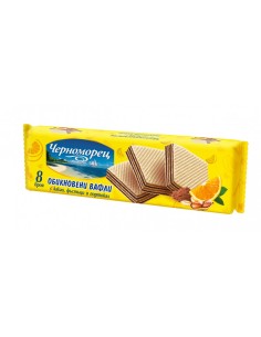 BARQUILLOS CON CACAO NARANJA Y CACAHUETES, CHERNOMOR 210G